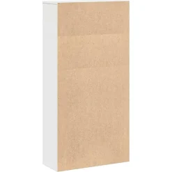 Estantería Cordel 2 compartimentos + 2 puertas blanco 120x60x24 cm