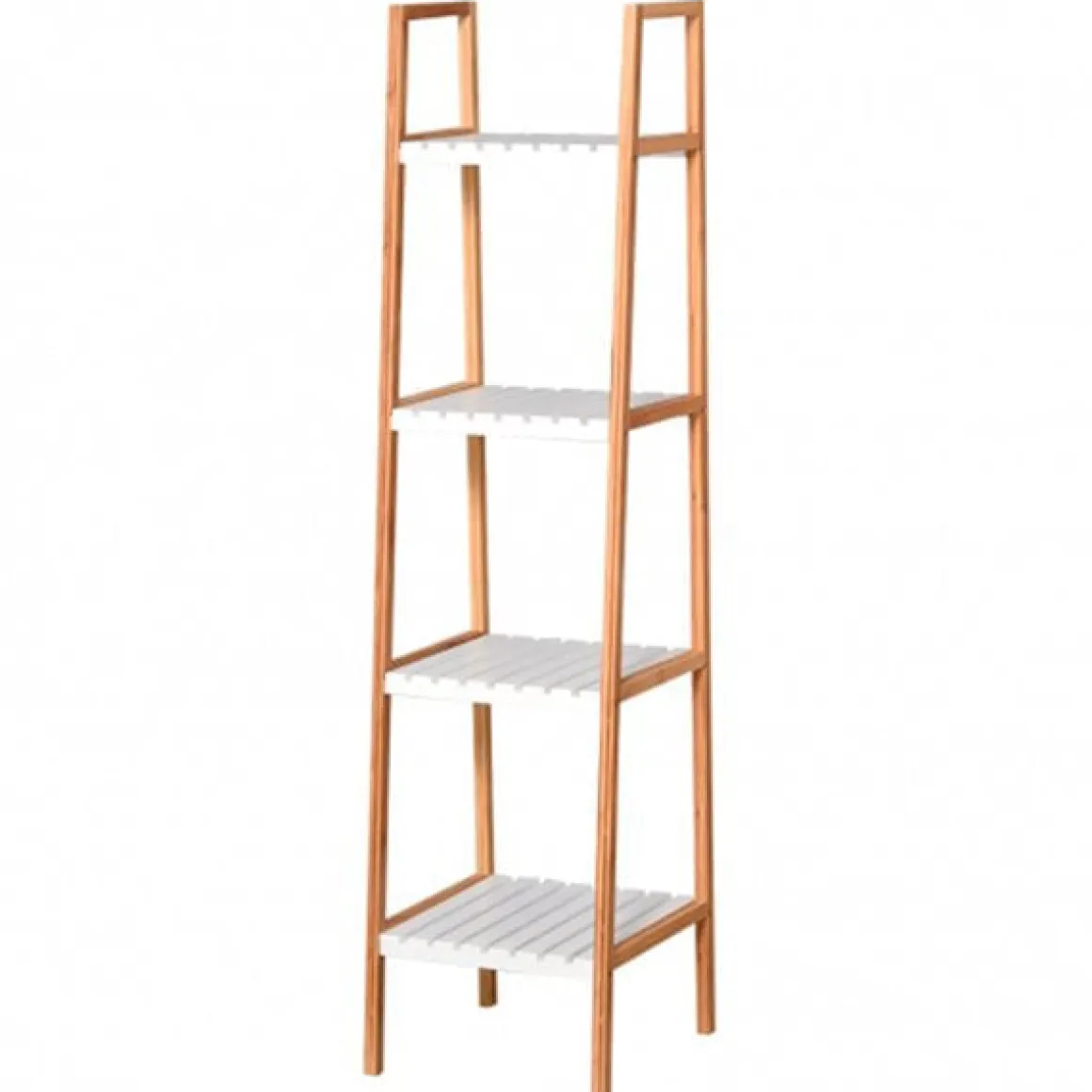 Estantería de Baño Kleankin con 5 niveles de pino blanco 35x36x138.5 cm