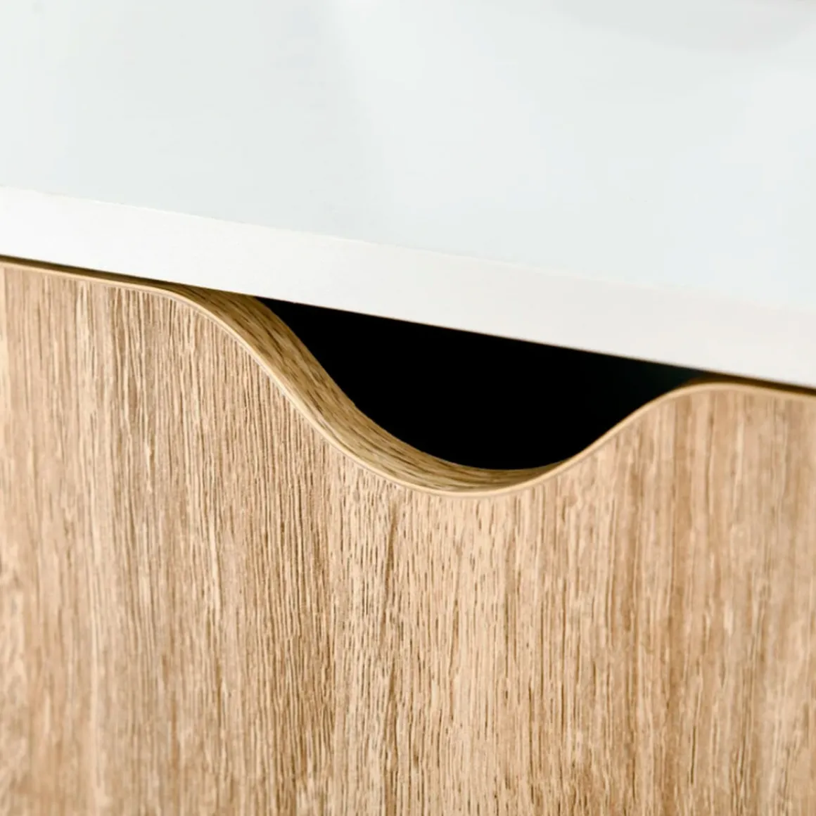Estantería de escalera Homcom 3 estantes 1 armario blanco/natural 171x60x40 cm