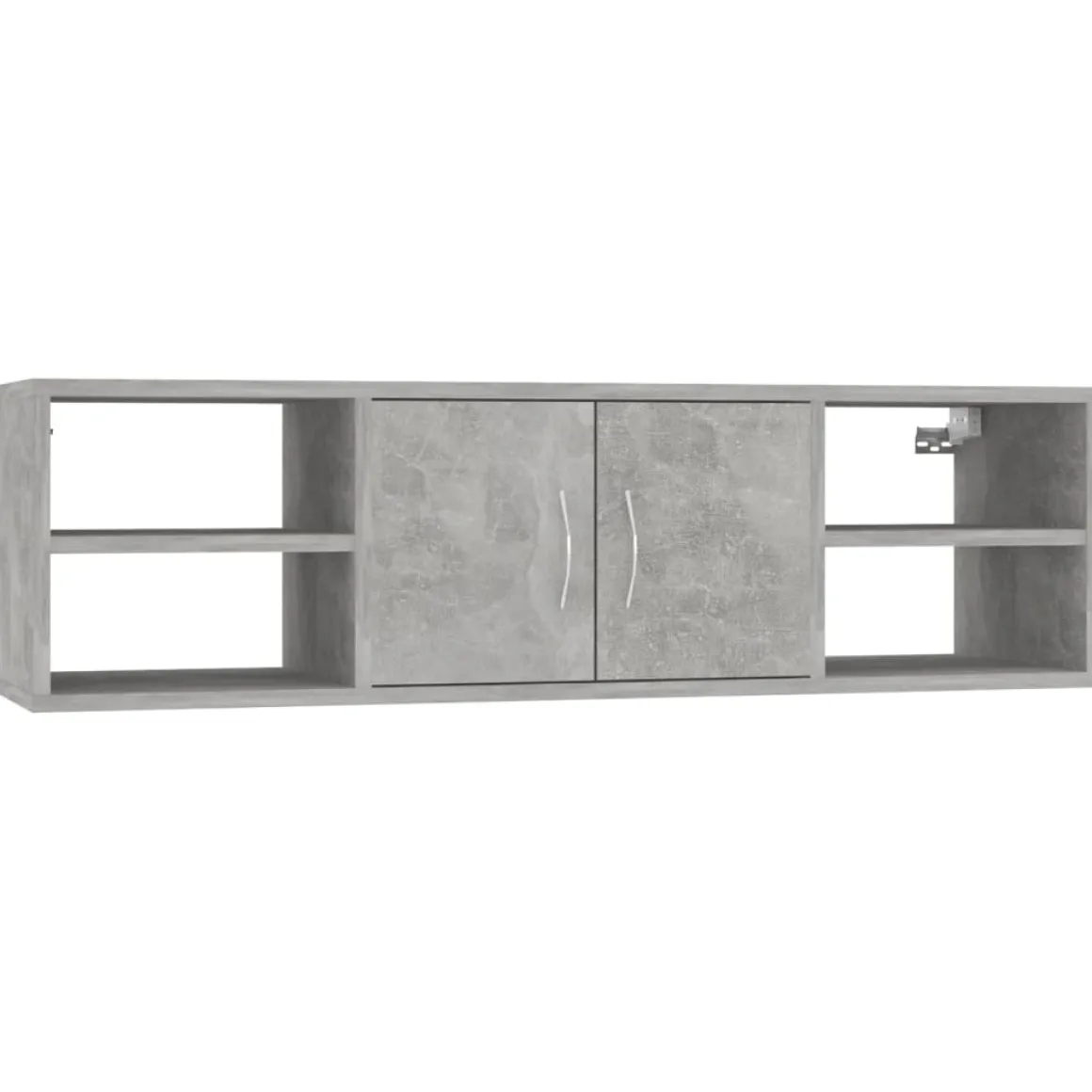 Estantería de pared Acra 1 armario + 4 estantes 29x102x30 cm
