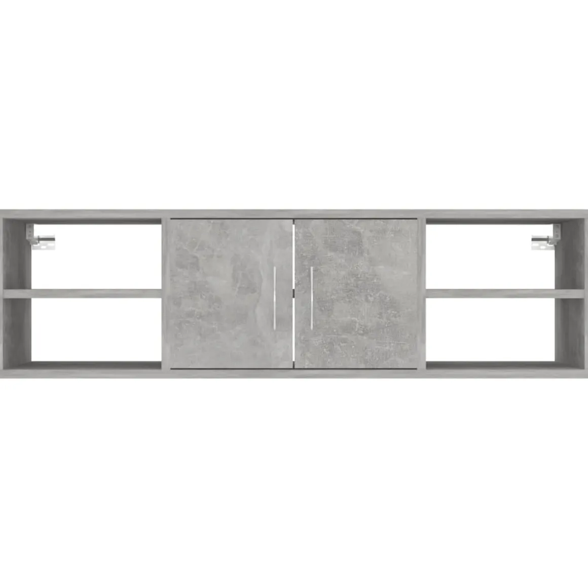Estantería de pared Acra 1 armario + 4 estantes 29x102x30 cm