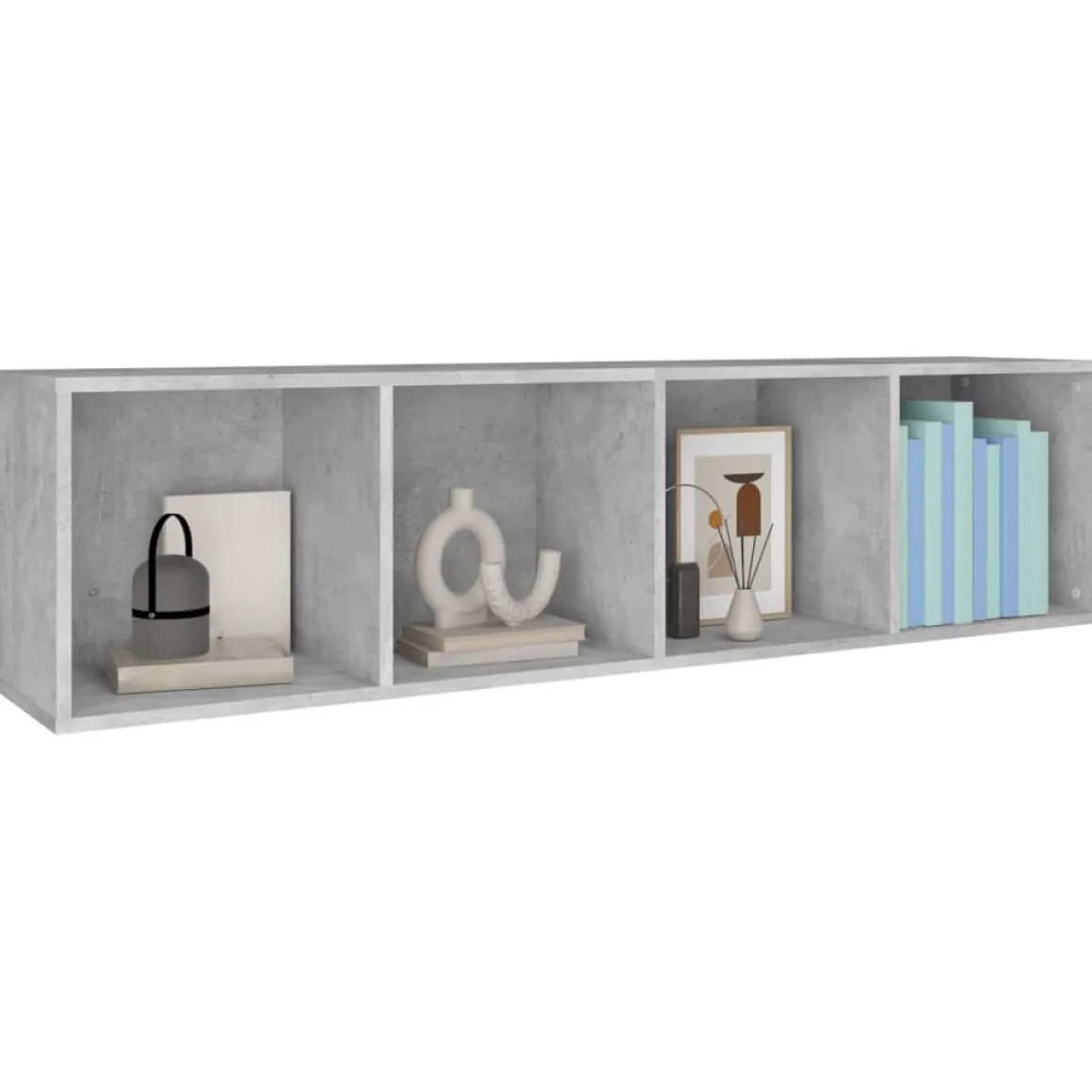Estantería de pared Banfield 4 niveles 143x36x30 cm