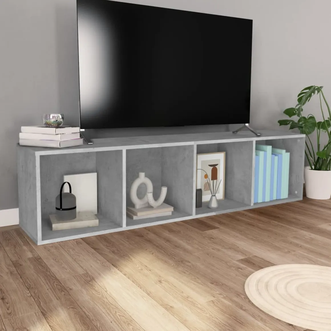 Estantería de pared Banfield 4 niveles 143x36x30 cm