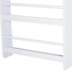Estantería de pared Homcom 4 estantes blanco 113x59x12 cm