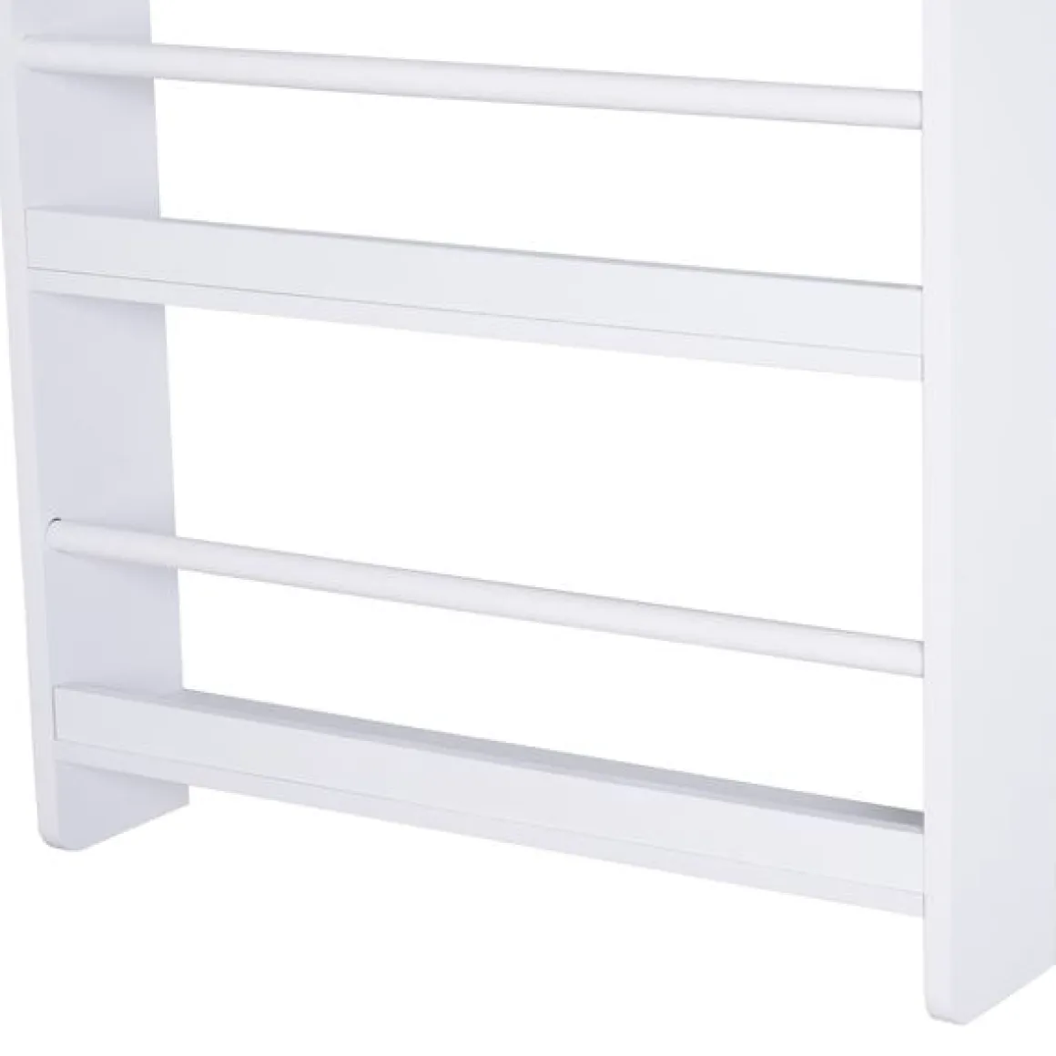 Estantería de pared Homcom 4 estantes blanco 113x59x12 cm