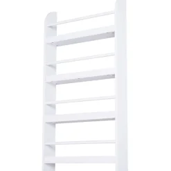 Estantería de pared Homcom 4 estantes blanco 113x59x12 cm