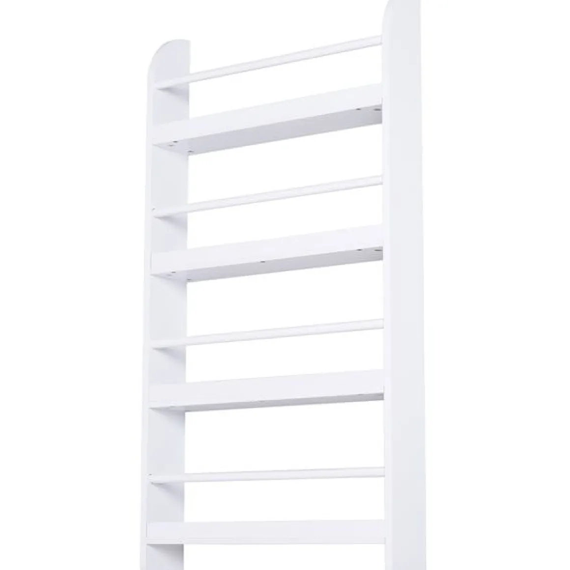 Estantería de pared Homcom 4 estantes blanco 113x59x12 cm