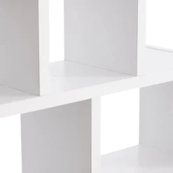 Estantería de pared Homcom 8 estantes blanco 47,5x85x14,5 cm