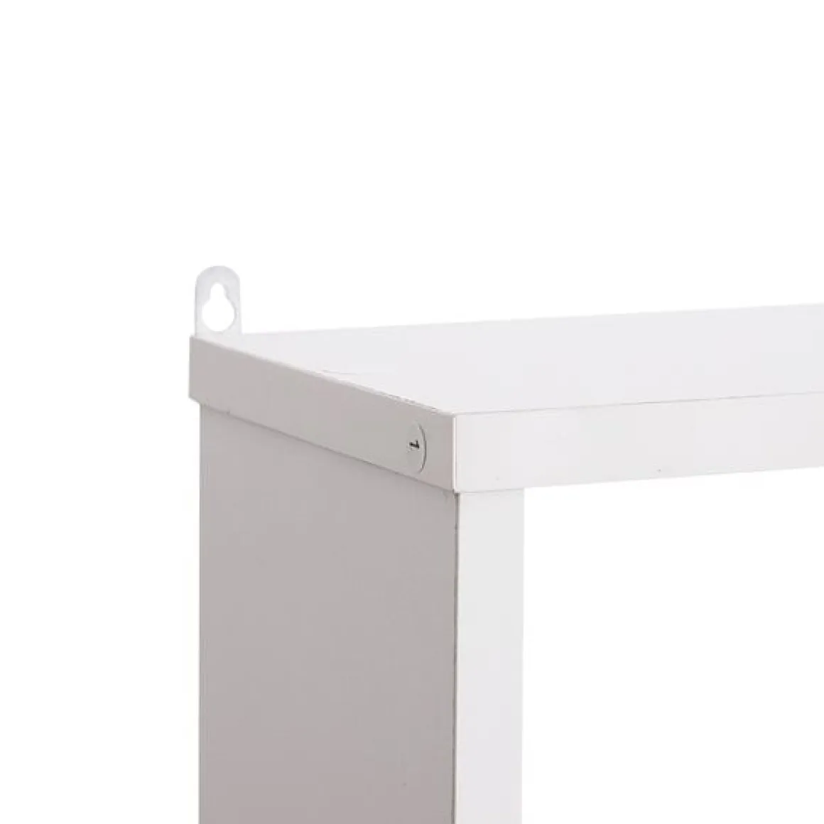Estantería de pared Homcom 8 estantes blanco 47,5x85x14,5 cm