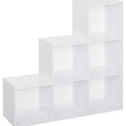 Estantería Fila Homcom 6 compartimentos blanco 91,5x91,5x29,5 cm