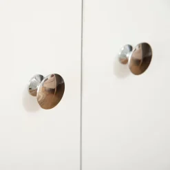 Estantería Grove Homcom 3 compartimentos + armario blanco 167x70x29,5 cm