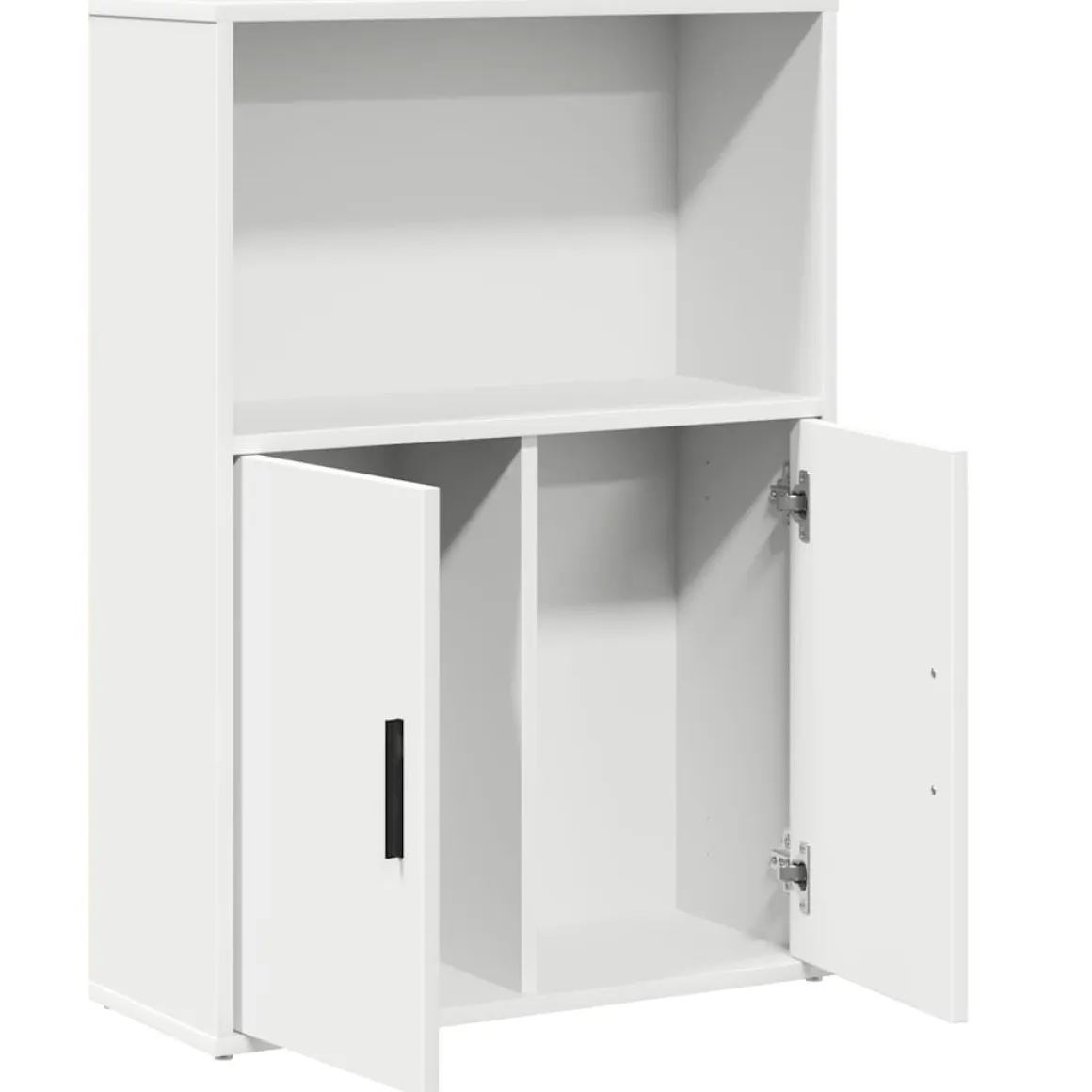 Estantería Lito 1 compartimento + 2 puertas blanco 85x60x24 cm