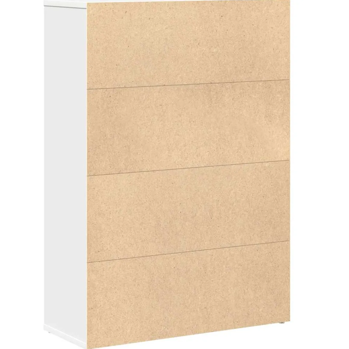 Estantería Lito 1 compartimento + 2 puertas blanco 85x60x24 cm