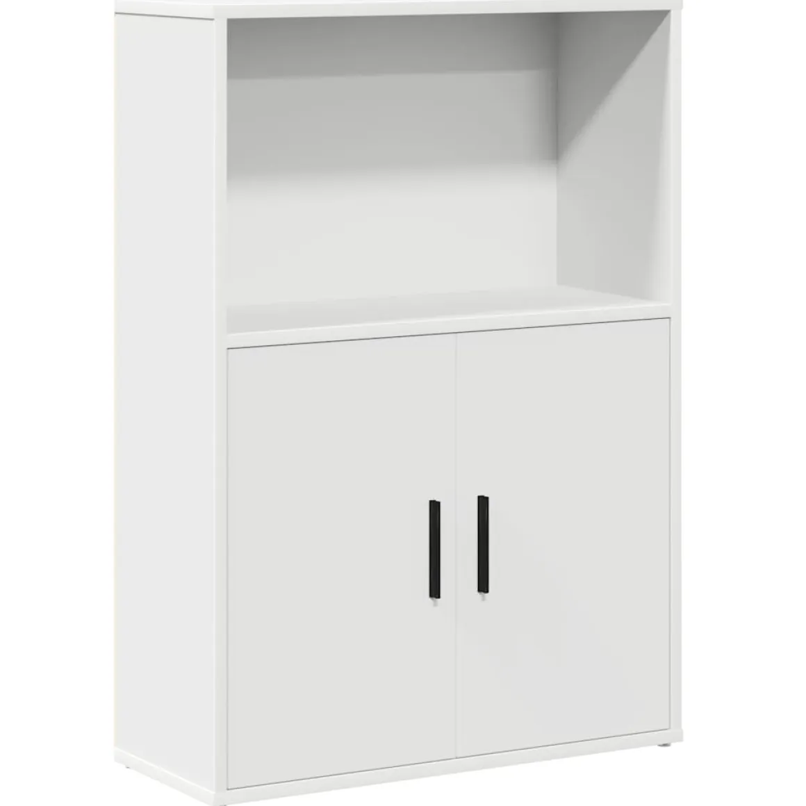 Estantería Lito 1 compartimento + 2 puertas blanco 85x60x24 cm
