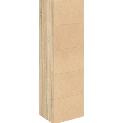 Estantería Lizza 3 compartimentos + armario 102x31x24 cm