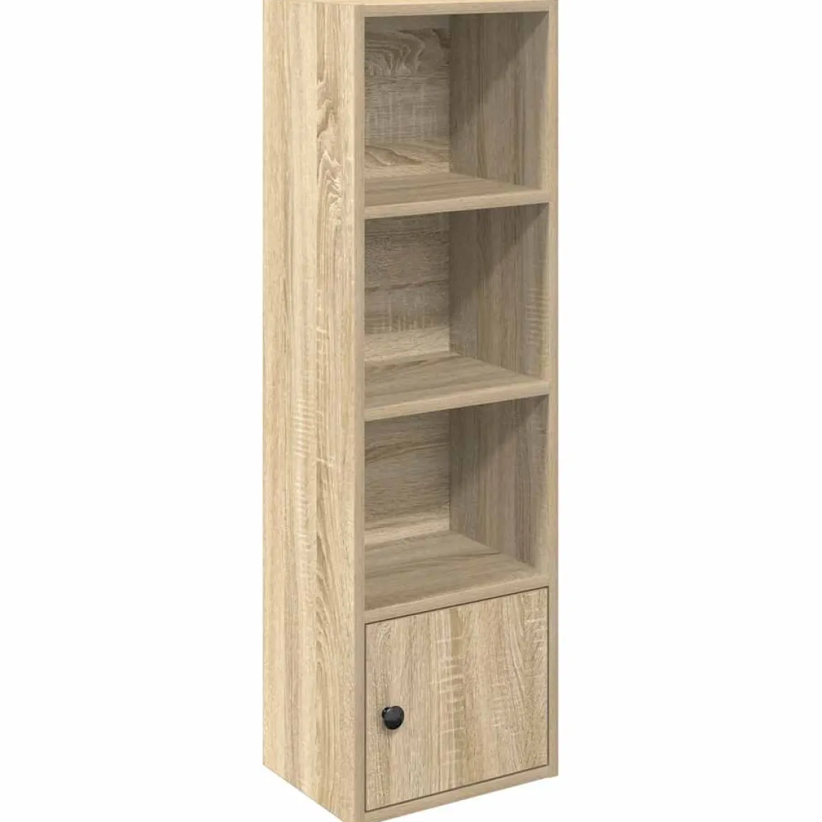 Estantería Lizza 3 compartimentos + armario 102x31x24 cm