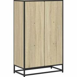 Estantería Nápoles 6 compartimentos roble 107,5x65,5x33 cm