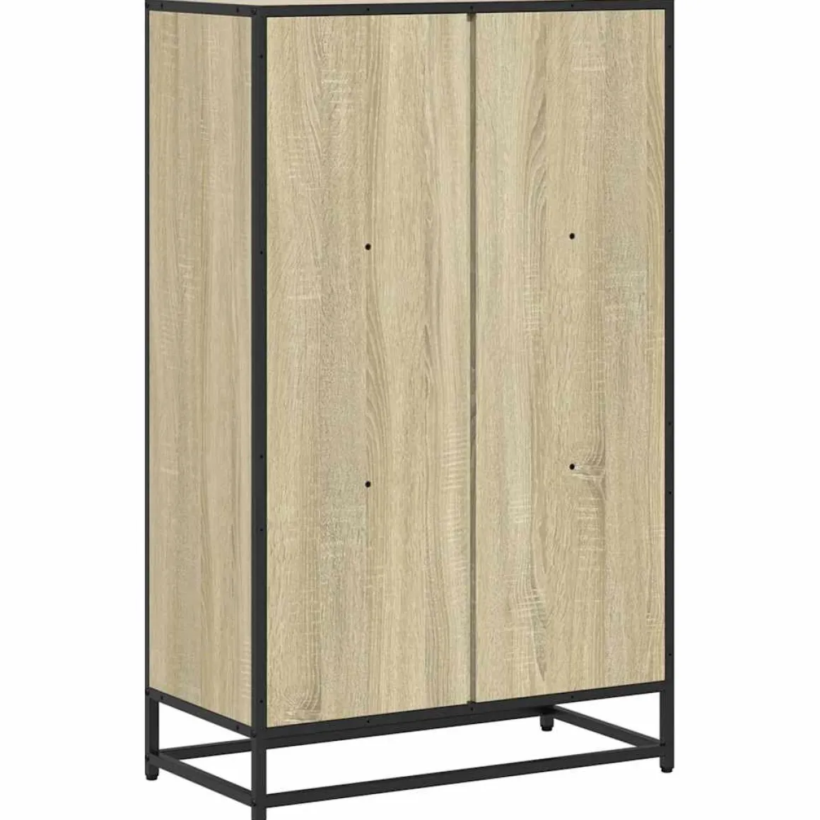 Estantería Nápoles 6 compartimentos roble 107,5x65,5x33 cm