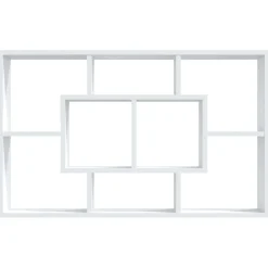 Estantería Ohio rectangular 8 estantes 52,5x85x16 cm
