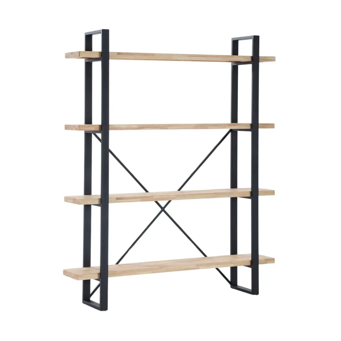 Estantería Plank 4 estantes metal 180x150x30 cm