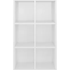 Estantería Rimal 6 compartimentos 98x66x30 cm