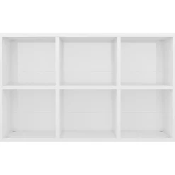Estantería Rimal 6 compartimentos 98x66x30 cm
