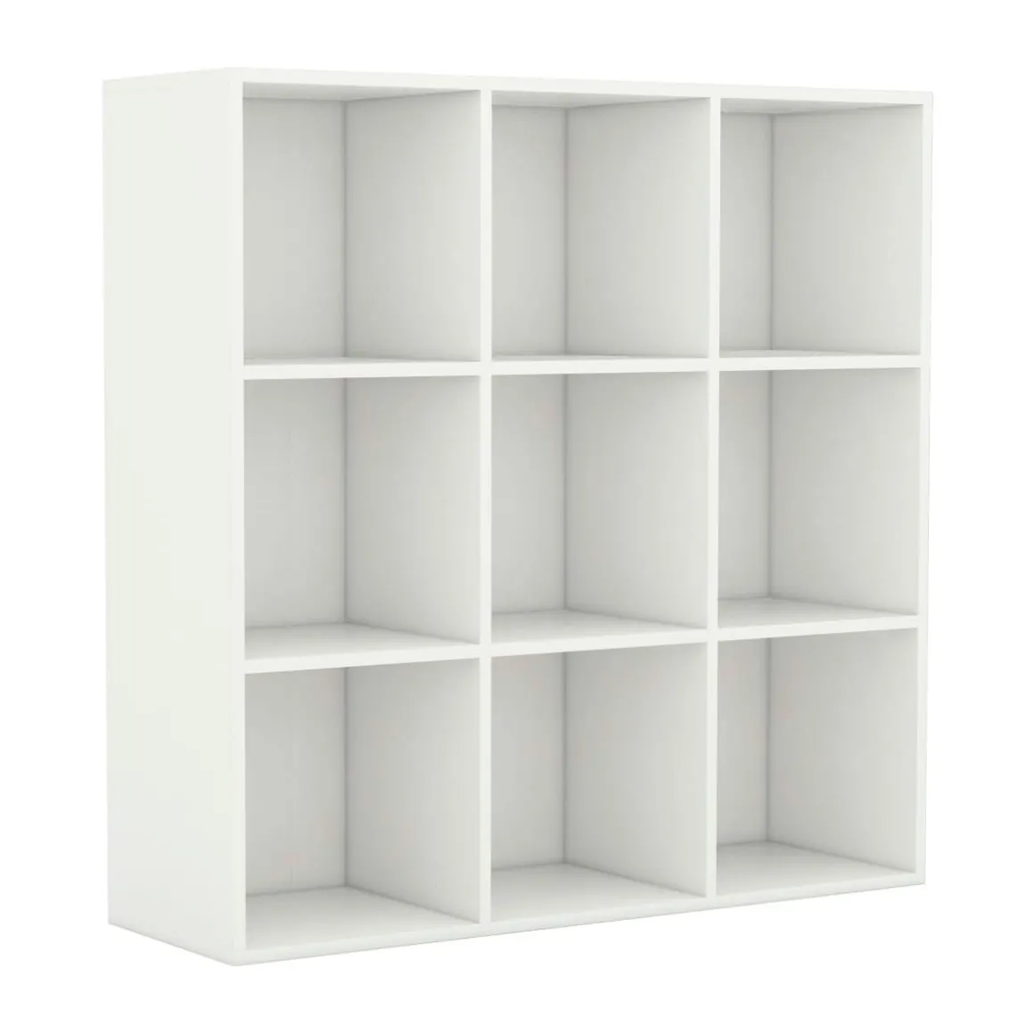 Estantería Tampere 9 módulos diseño minimalista 98x98x30 cm