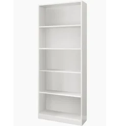 Estantería Theon 5 estantes blanco 200x80x28 cm