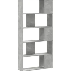 Estantería Trigo 5 niveles 162,5x80,5x23,5 cm