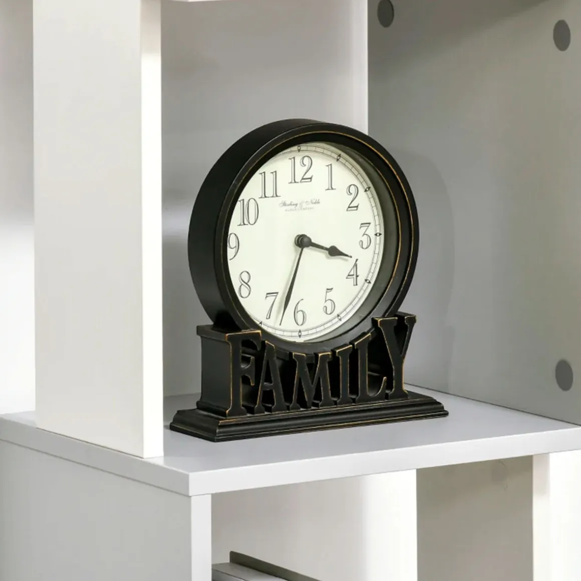 Estantería Vik Homcom 5 niveles asimétrica blanco/gris 161x33x28 cm