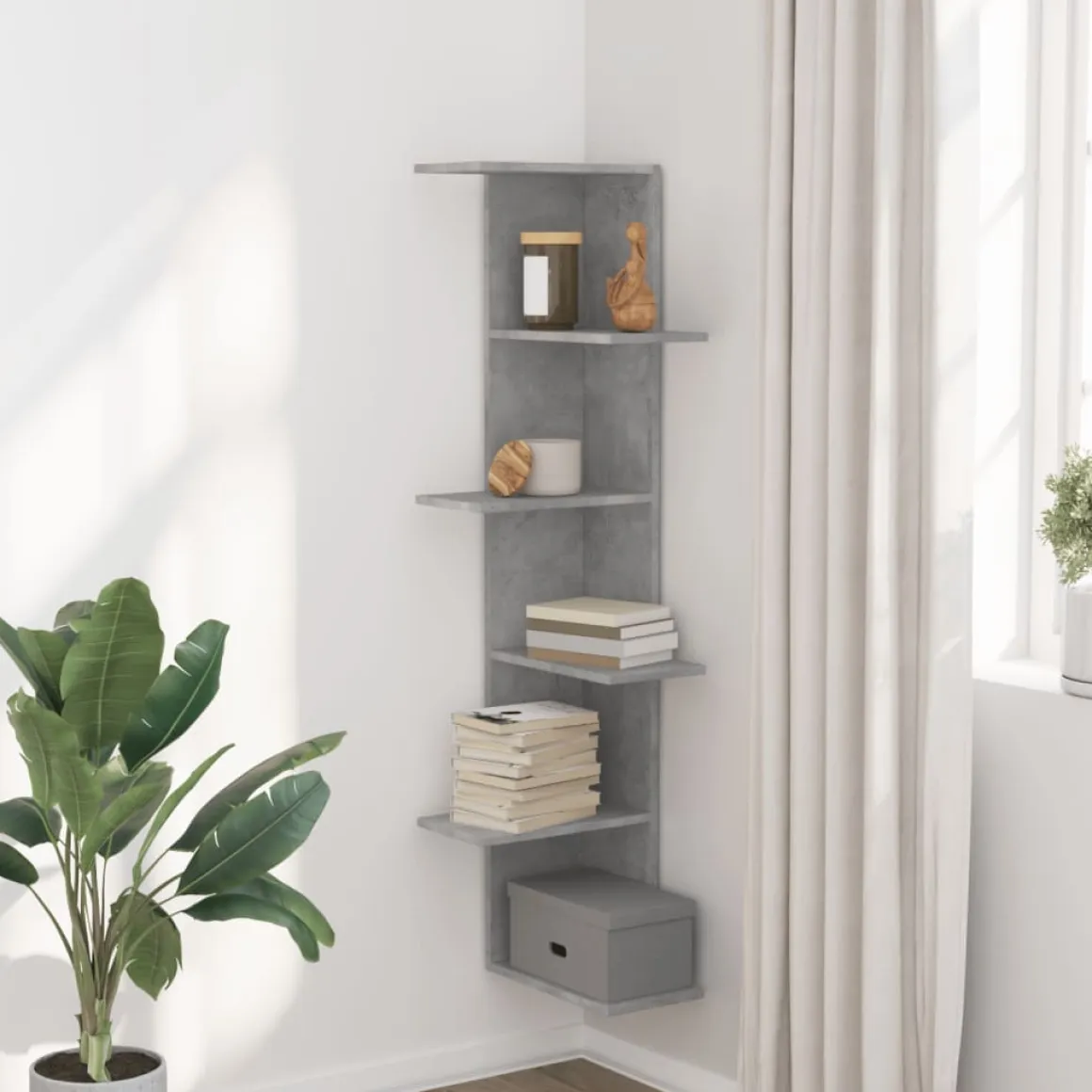 Estanteria de pared Corner 140x36,5x36,5 cm
