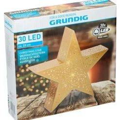 Estrella navideña 30 LED 29 cm