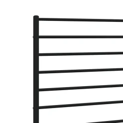 Estructura de cama Industrial con cabecero negro acero