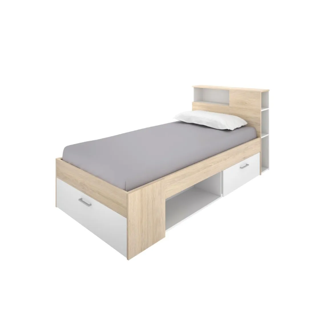 Estructura de cama Lanka con cabecero 95x217x97 cm