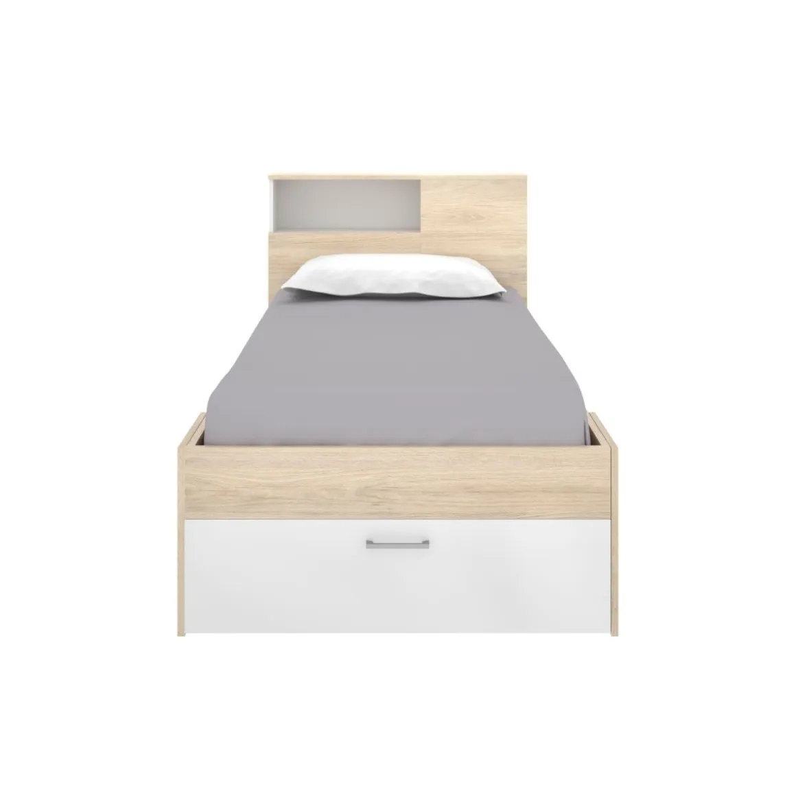Estructura de cama Lanka con cabecero 95x217x97 cm
