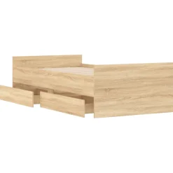 Estructura de cama Rehia 2 cajones + somier 50x93x193 cm