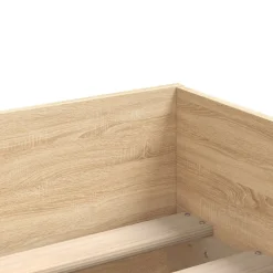 Estructura de cama Solmar 2 cajones + somier 50x93x193 cm