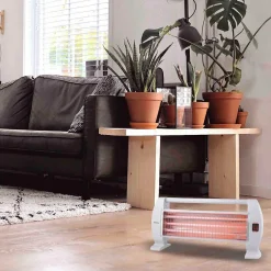 Estufa de cuarzo Infiniton HQP-120 1200W 3 niveles de potencia blanco