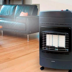 Estufa de gas Infiniton HG-B16 4100W ignición electrónica A negro