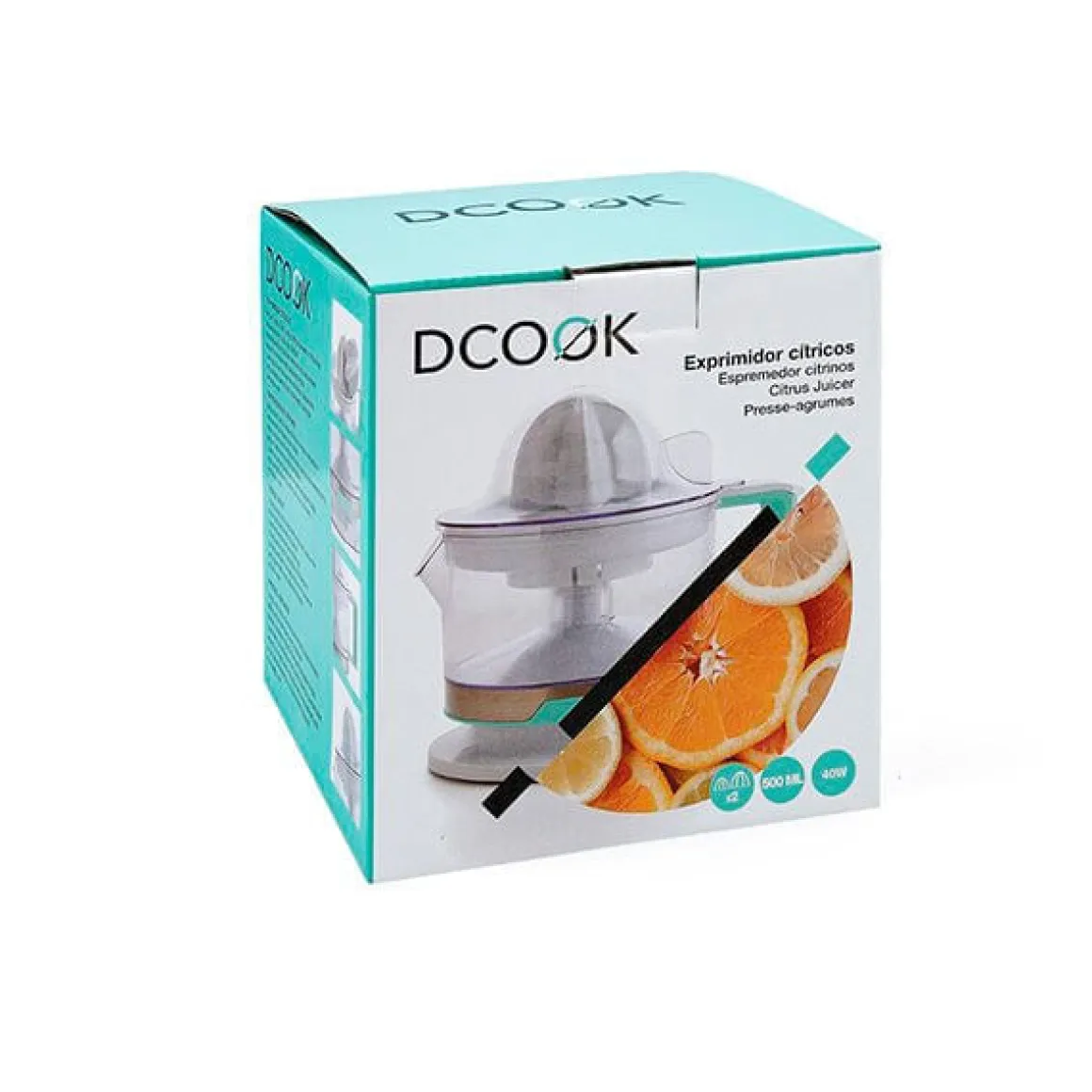 Exprimidor eléctrico Gallery Dcook 40W doble cono blanco 500 ml