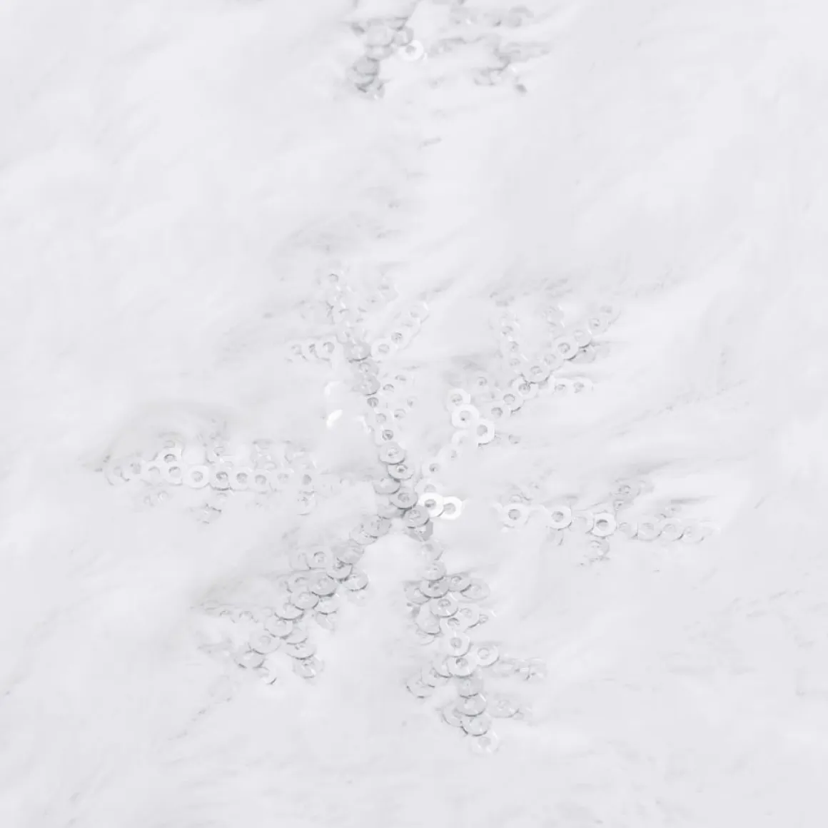 Falda para árbol de Navidad Copo blanco Ø90 cm