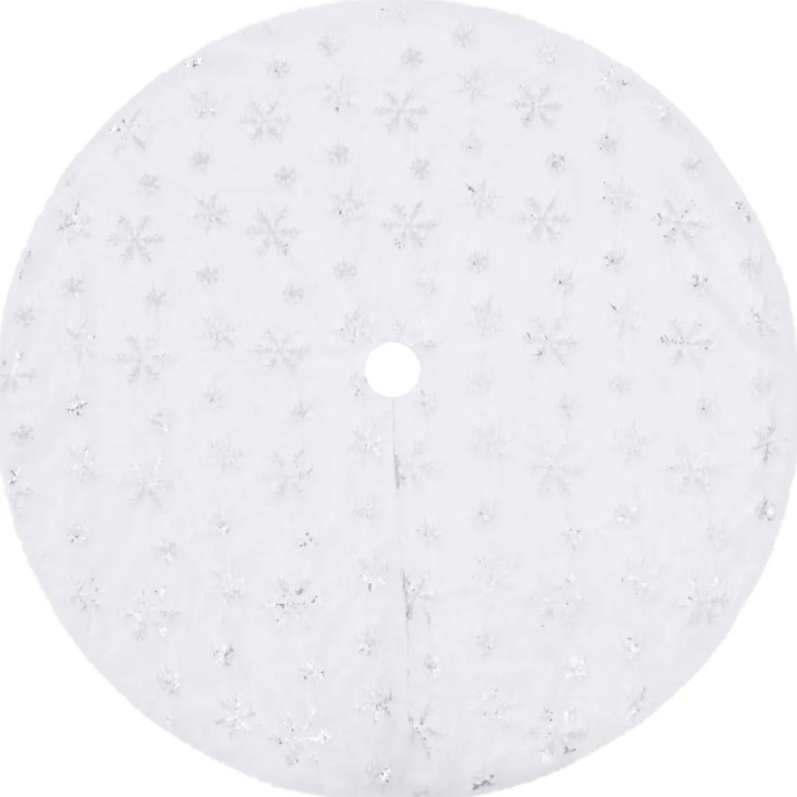 Falda para árbol de Navidad Copo blanco Ø90 cm