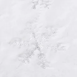 Falda para árbol de Navidad Copo blanco Ø122 cm
