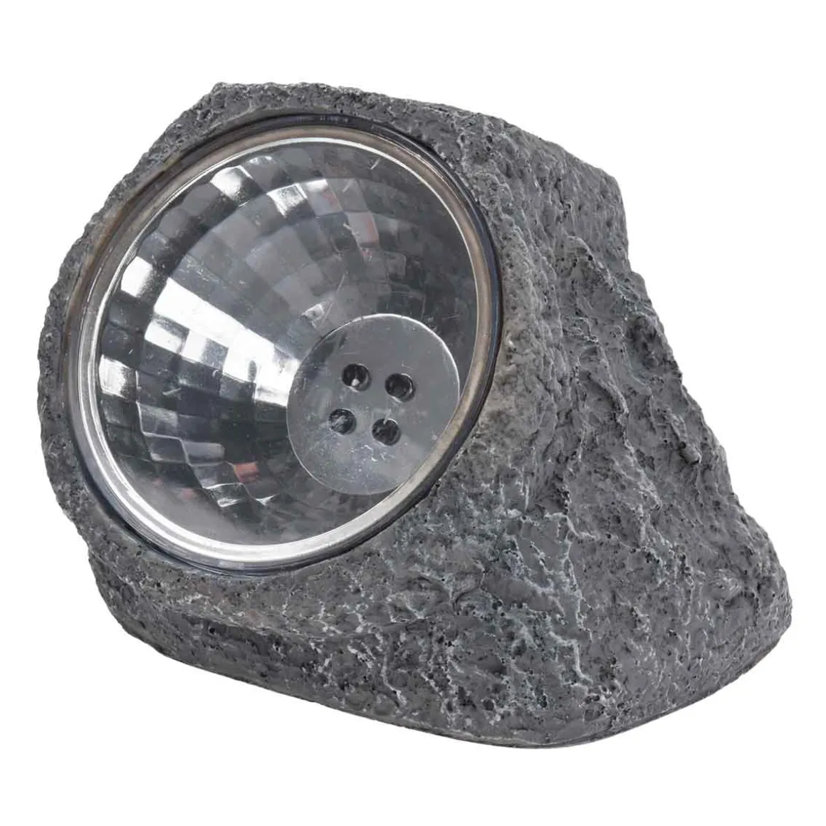 Faro solar LED piedra 11x12x8,2 cm