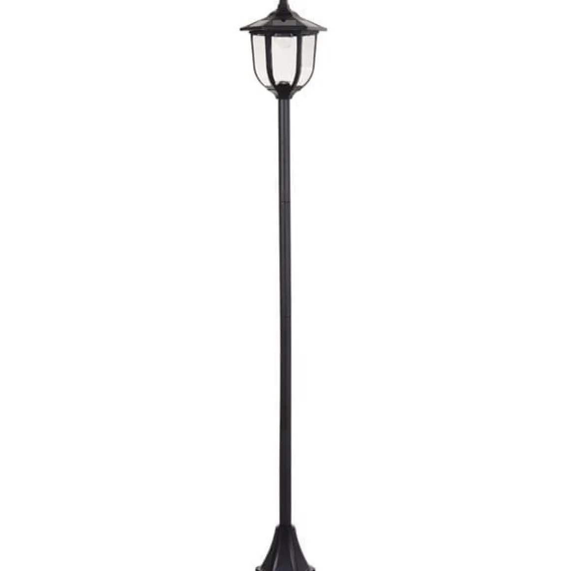Farola de exterior con panel solar 6 LED 26,5x177 cm