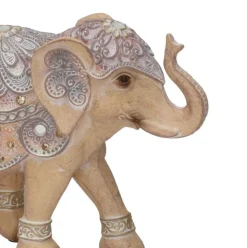 Figura de elefante Navil beige 14,5x17,5x6,5 cm