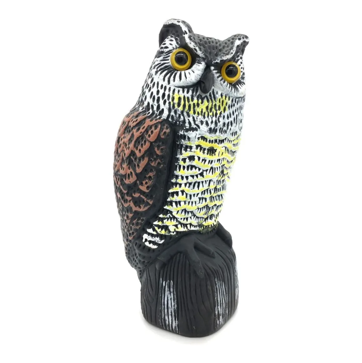 Figura decorativa de búho Urion multicolor 39x18x18 cm