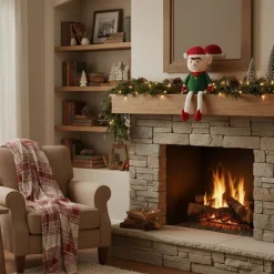 Figura decorativa Estiva diseño navideño