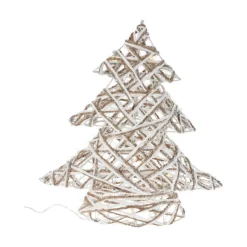 Figura decorativa árbol de Navidad con luces LED 30 cm