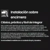 Fregadero Infiniton Reale85C1 1 sumidero satinado acero inoxidable Ø36x16 cm